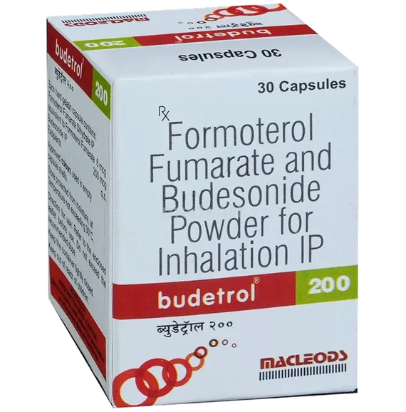 budetrol 200mcg rotacap 30's